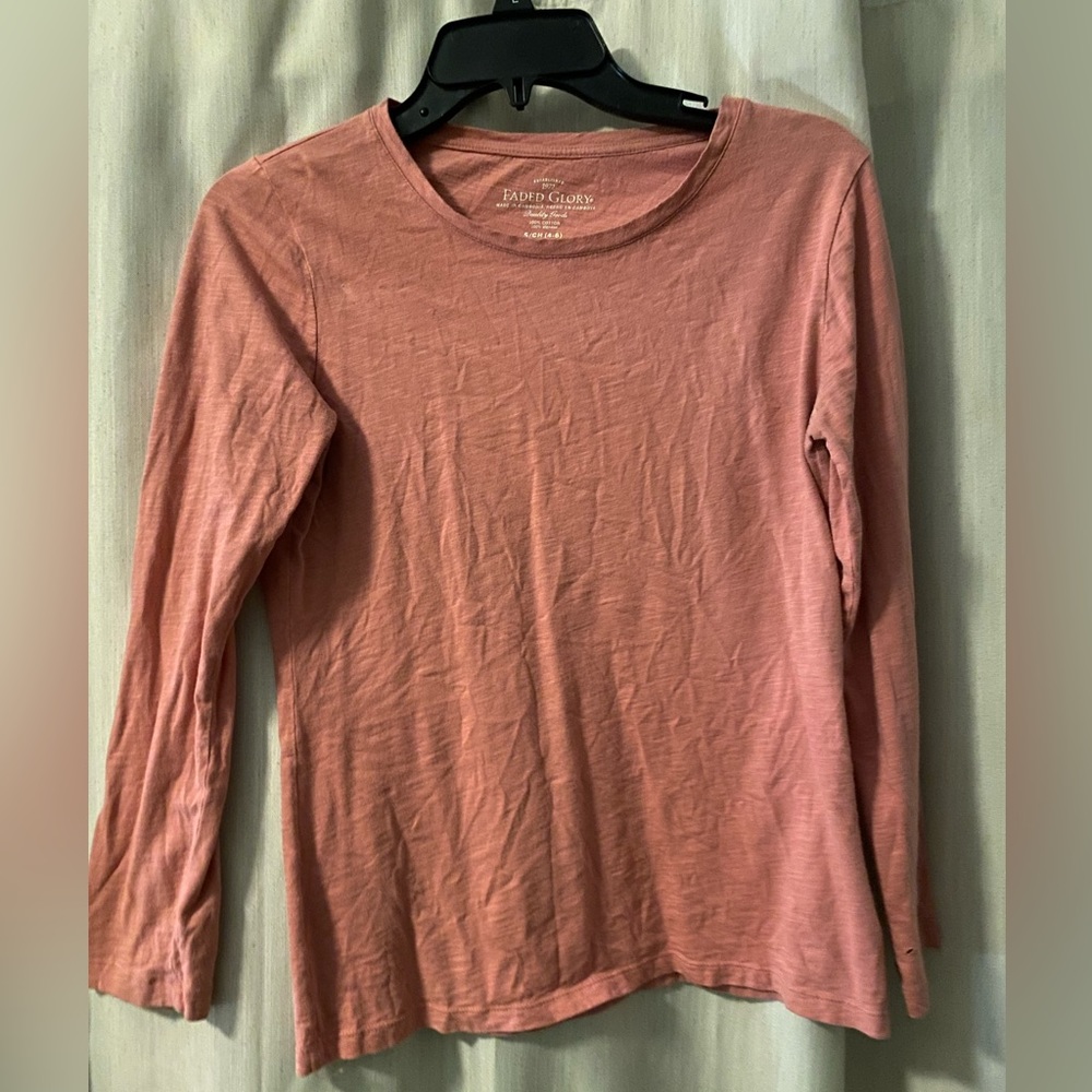 Pink Long-sleeved Top